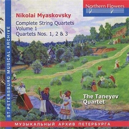 Taneyev Quartet & Nikolai Miaskowsky (1881-1950) - Streicquertette Vol. 1