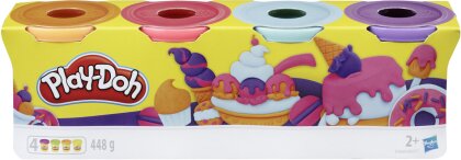 Play-Doh 4er Pack Sweet - Orange, Pink, Hellblau