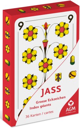 Jasskarten Opti - extra grosse Symbole, 57x88