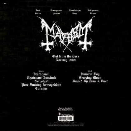 Mayhem - Out From The Dark (LP)