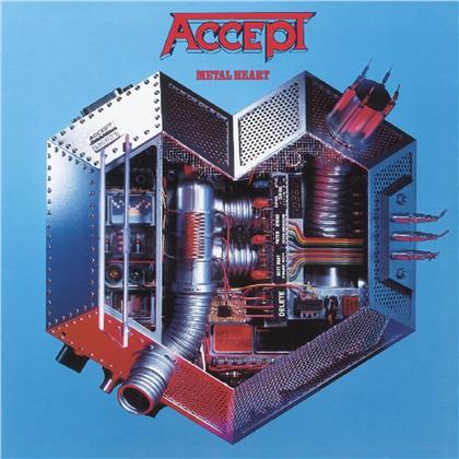 Accept - Metal Heart (Music On Vinyl, 2019 Reissue, Transparent Red Vinyl, LP)