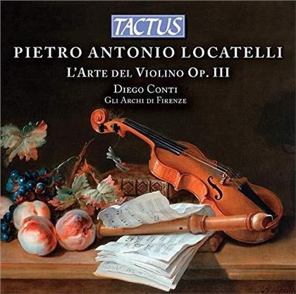 Diego Conti (*1958), Gli Archi Di Firenze & Pietro Antonio Locatelli (1695-1764) - L'Arte Del Violino Op. 3 (3 CDs)