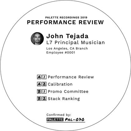 John Tejada - Performance Review (Extended Play, 7" Single)
