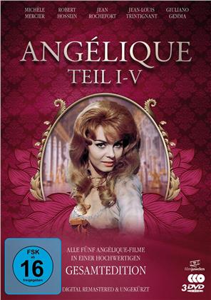 Angélique 1-5 (Filmjuwelen, Version Remasterisée, 3 DVD)