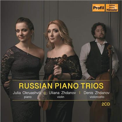 Uiana Zhdanov, Julia Okruashvili & Denis Zhdanov - Russian Piano Trios (2 CDs)