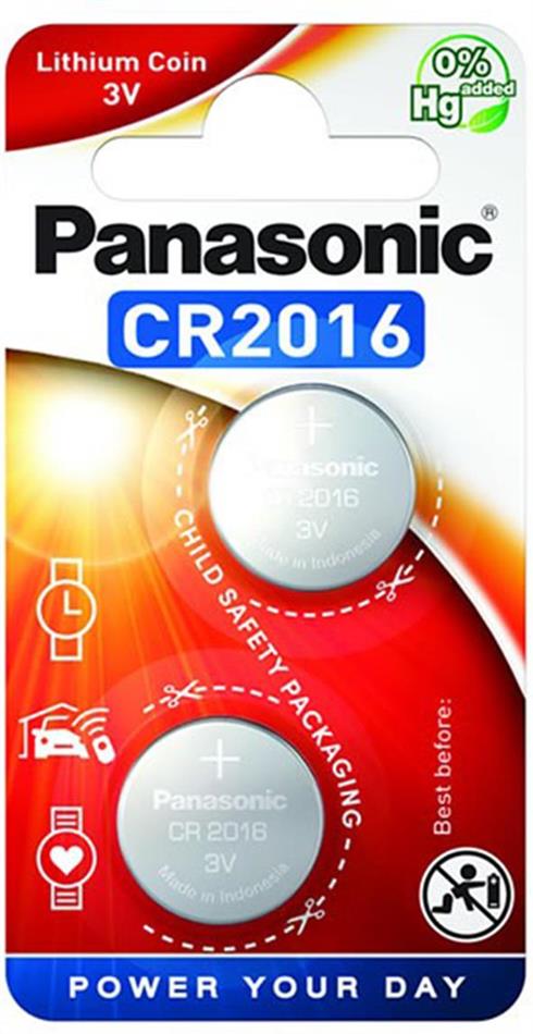 Panasonic Lithium Power 2x CR2016