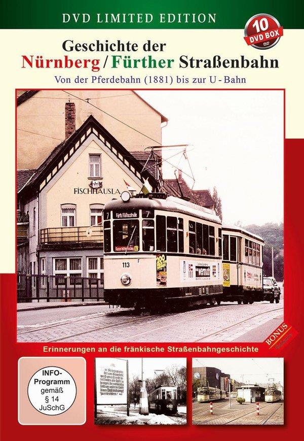 Geschichte der Nürnberg / Fürther Strassenbahn (Limited Edition, 10 DVDs)