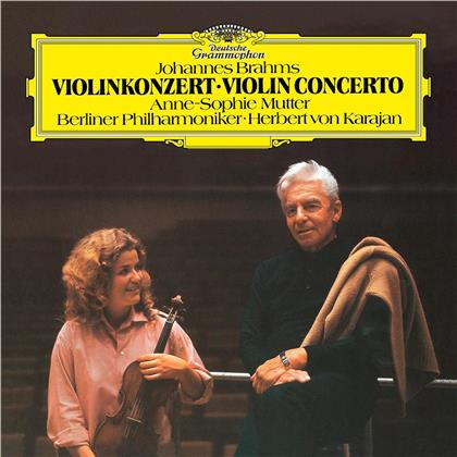 Johannes Brahms (1833-1897), Herbert von Karajan, Anne-Sophie Mutter & Berliner Philharmoniker - Violinkonzert, Op.77 (LP)