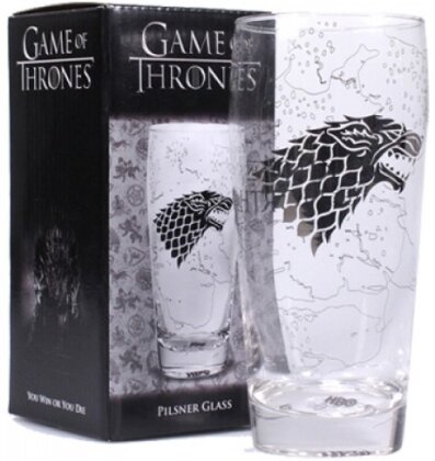 Game of Thrones: King In The North - Large Glass Pilsner