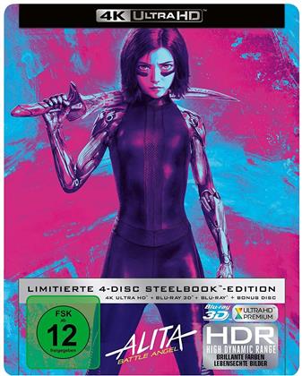 Alita: Battle Angel (2018) (Collector's Edition, Edizione Limitata, Steelbook, 4K Ultra HD + Blu-ray 3D + 2 Blu-ray)