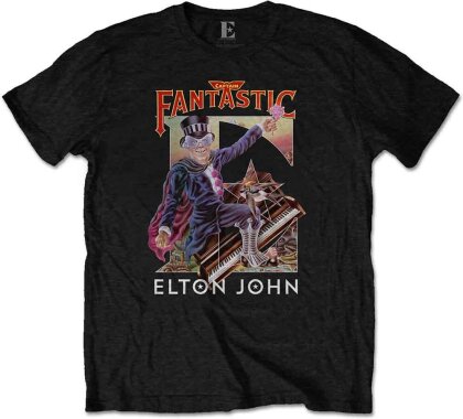 Elton John Unisex T-Shirt - Captain Fantastic