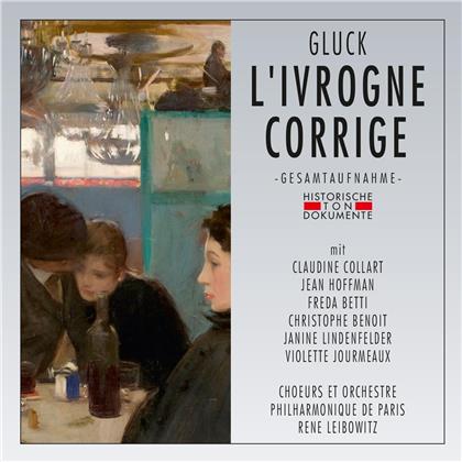 Christoph Willibald Gluck (1714-1787), Rene Leibowitz, Claudine Collart, Freda Betti, Christophe Benoit, … - L'Ivrogne Corrige - Paris 1951 (2 CDs)