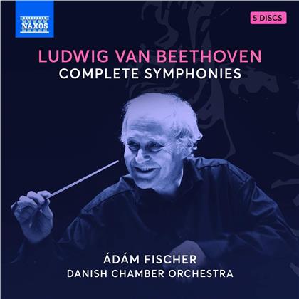 Ludwig van Beethoven (1770-1827), Adam Fischer & Danish Chamber Orchestra - Saemtliche Sinfonien (5 CDs)
