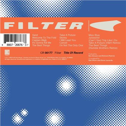 Filter - Title Of Record (2019 Reissue)