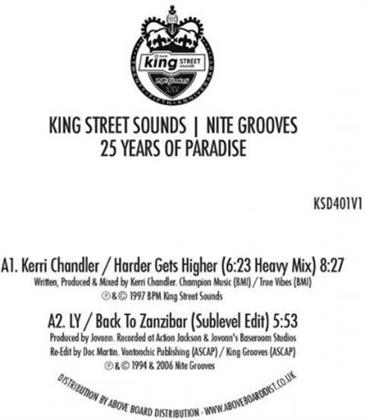 Kerri Chandler & Jovonn - King Street Sounds/Nite Groove/25 Years Of (LP)