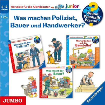 Wieso Weshalb Warum Junior - Was Machen Polizist, Baue (3 CDs)