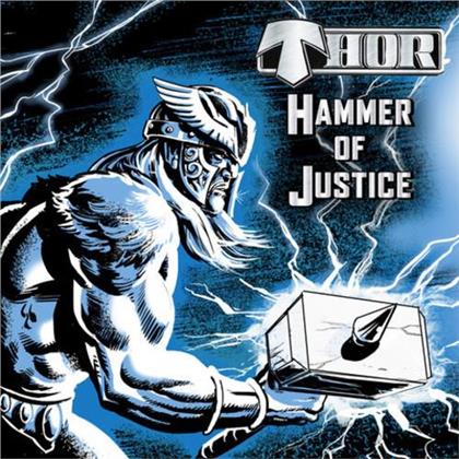 Thor - Hammer Of Justice (Blue Vinyl, LP)