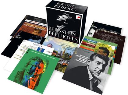 Leonard Bernstein (1918-1990) & Ludwig van Beethoven (1770-1827) - Symphonies & Overtures (10 CDs)