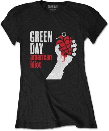 Green Day Ladies T-Shirt - American Idiot