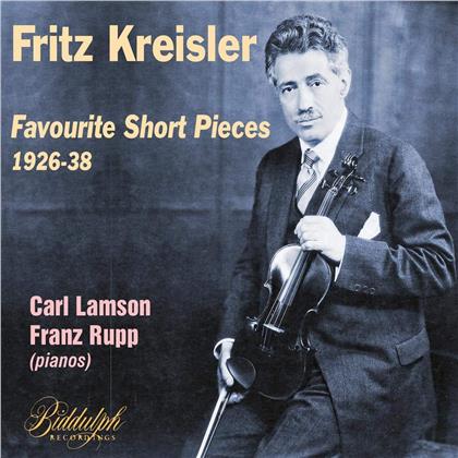 Fritz Kreisler (1875-1962) - Favourite Short Pieces 1926-38