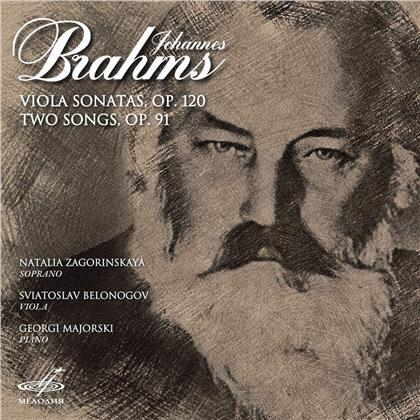 Natalia Zagorinskaya, Johannes Brahms (1833-1897) & Georgi Majorski - Viola Sonatas / Two Songs