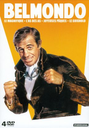 Belmondo - Le Magnifique / L'As des as / Joyeuses Pâques / Le Guignolo (4 DVD)