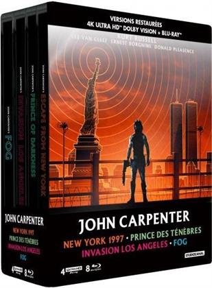 John Carpenter - New York 1997 / Prince des ténèbres / Invasion Los Angeles / Fog (Edizione Limitata, Steelbook, 4 4K Ultra HDs + 8 Blu-ray)