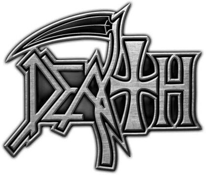 Death Pin Badge - Logo (Enamel In-Fill)