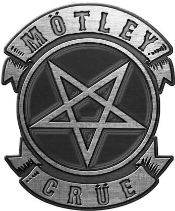 Motley Crue Pin Badge - Pentagram (Enamel In-Fill)