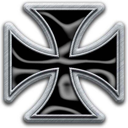 Generic Pin Badge - Iron Cross (Enamel In-Fill)