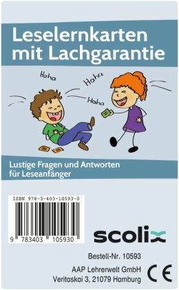 Leselernkarten mit Lachgarantie (Kartenspiel)