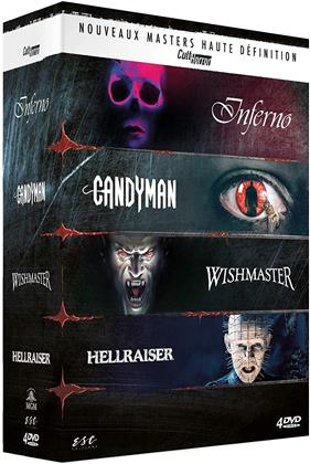 Inferno / Candyman / Wishmaster / Hellraiser - Cult Horror (Nouveau Master Haute Definition, 4 DVDs)