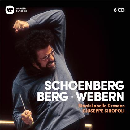 Giuseppe Sinopoli, Deborah Voigt, Juliane Banse, Staatskapelle Dresden, Arnold Schönberg (1874-1951), … - Schönberg - Berg - Webern (8 CD)