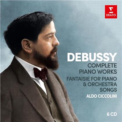 Claude Debussy (1862-1918) & Aldo Ciccolini - Sämtliche Klavierwerke (6 CDs)