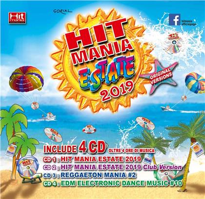 Hit Mania Estate 2019 - + Rivista (4 CDs)