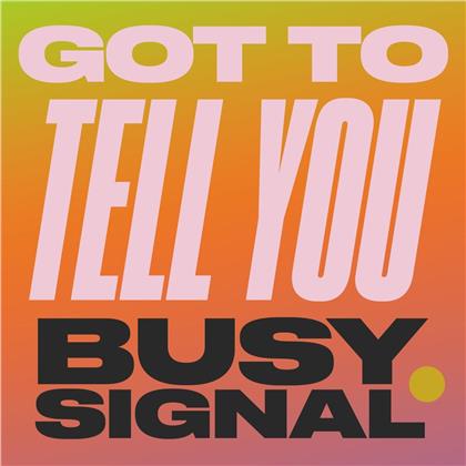 Busy Signal - Got To Tell You (LP)