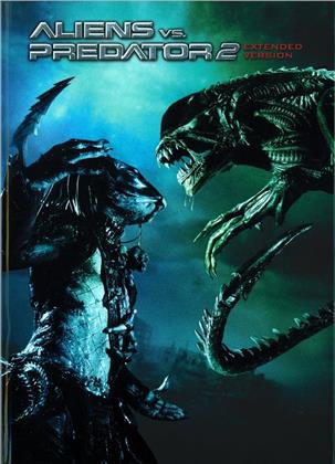 Aliens vs. Predator 2 (2007) (Cover B, Extended Edition, Limited Edition, Mediabook, Unrated, Blu-ray + DVD)