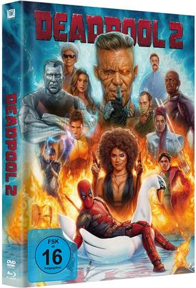 Deadpool 2 (2018) (Cover Swan, Mediabook, 2 Blu-rays + DVD)