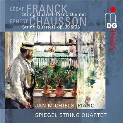 César Franck (1822-1890), Ernest Chausson (1855-1899), Jan Michiels & Spiegel String Quartet - Franck: Quartet And Quintet / Chausson: Quartets (2 CDs)