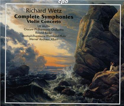 Staatsphilharmonie Rheinland-Pfalz, Richard Wetz (1875-1935), Werner Andreas Albert & Ulf Wallin - Complete Symphonies & Violin Concerto (4 CDs)