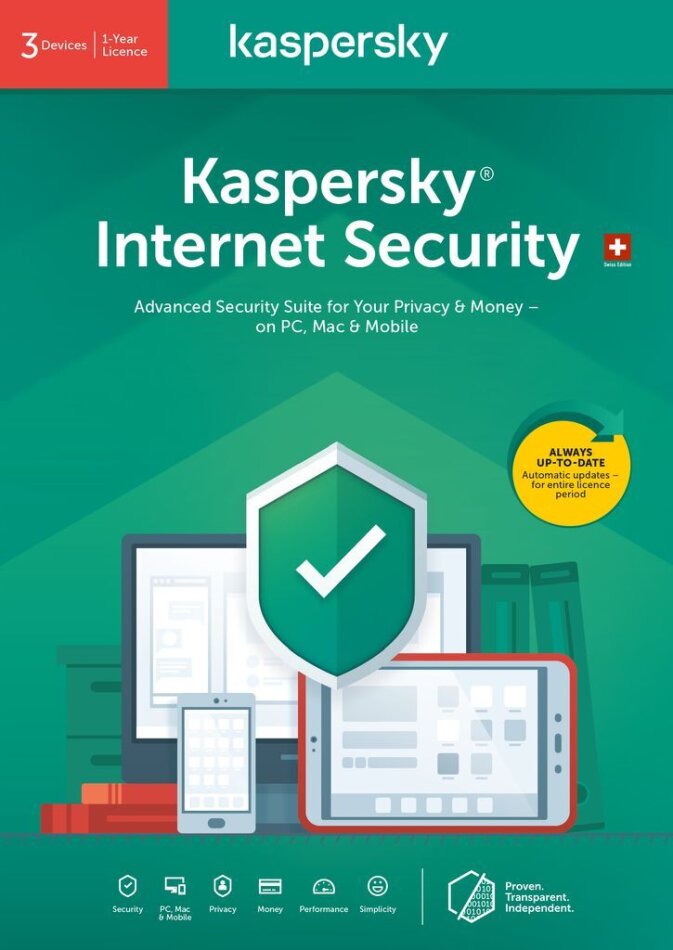 Kaspersky Internet Security (3 PC) [PC/Mac/Android]