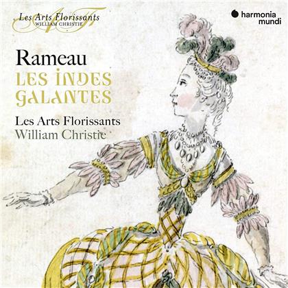 William Christie, Les Arts Florissants, Miriam Ruggeri, Nicolas Rivenq & Jean-Philippe Rameau (1683-1764) - Les Indes Galantes (Harmonia Mundi, 2019 Reissue, 3 CDs)