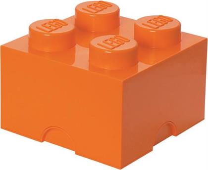 Room Copenhagen - Lego Storage Brick 4 Knobs Orange