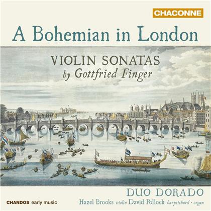 Duo Dorado, Gottfried Finger (1655-1730), Hazel Brooks & David Pollock - A Bohemian In London - Violin Sonatas