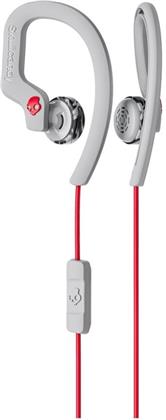 Skullcandy Chops Flex - Sport Headphones (Gray/Red/Swirl)