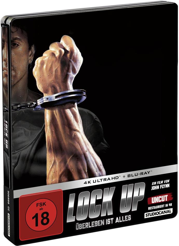 Lock Up - Überleben ist alles (1989) (Limited Edition, Steelbook, 4K Ultra HD + Blu-ray)
