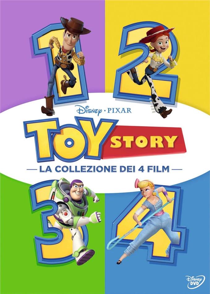 Toy Story 1-4 (Box, 4 DVDs)