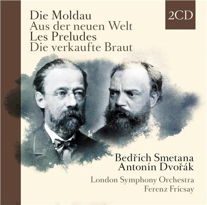 Friedrich Smetana (1824-1884), Ferenc Fricsay & The London Symphony Orchestra - Aus der neuen Welt, Die Moldau - Mein Vaterland - Die verkaufte Braut, Les Preludes (Zyx Classics, 2 CDs)