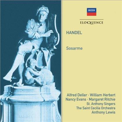 Alfred Deller, William Herbert, St. Anthony Singers, Anthony Lewis & Georg Friedrich Händel (1685-1759) - Sosarme (Eloquence Australia, 2 CDs)