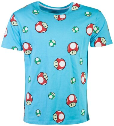 Nintendo: Super Mario Happy Toad AOP - Men's T-Shirt